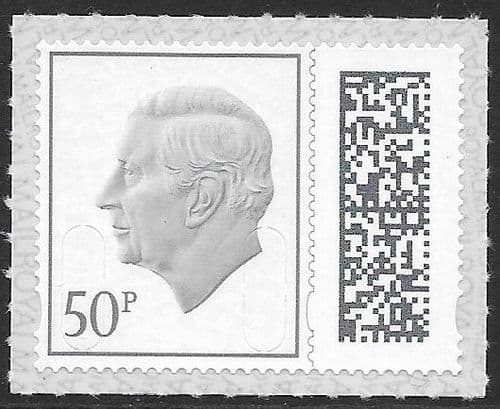V5150 50p Barcoded Stamp MAIL M23L (No Source Code, Date Code 23)