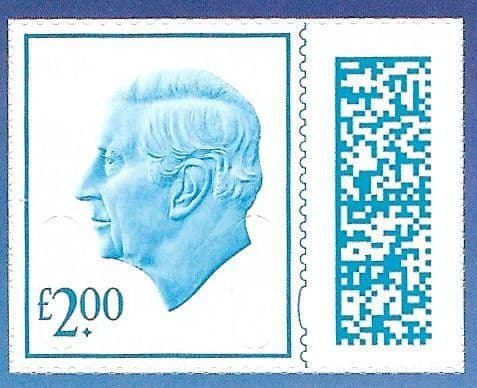 V5265 £2.00 Barcoded Stamp MPIL M23L (Source Code P, Date Code 23) Ex CY3 Booklet