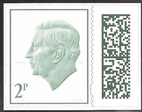 V5270 2p Barcoded Stamp MPIL M24L (Source Code P, Date Code 24) Ex CY5 Booklet