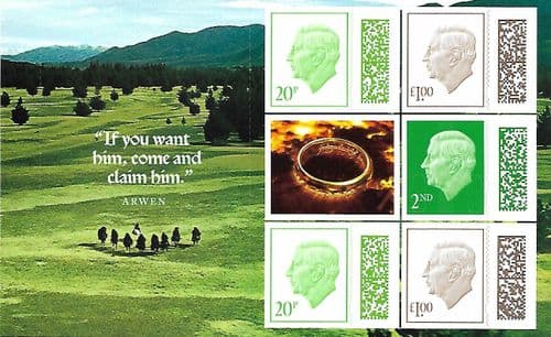 V5275m Barcoded Booklet Pane Ex CY14 MPIL M25L (Source Code P, Date Code 25)