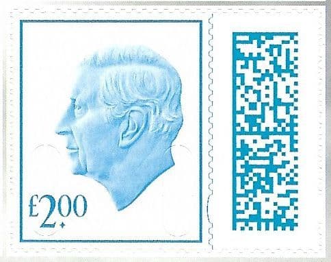 V5288 £2.00 Barcoded Stamp MPIL M24L (Source Code P, Date Code 24) Ex CY4 Booklet