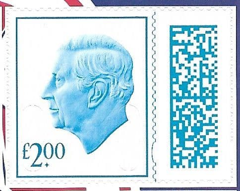 V5288 £2.00 Barcoded Stamp MPIL M24L (Source Code P, Date Code 24) Ex CY6 Booklet