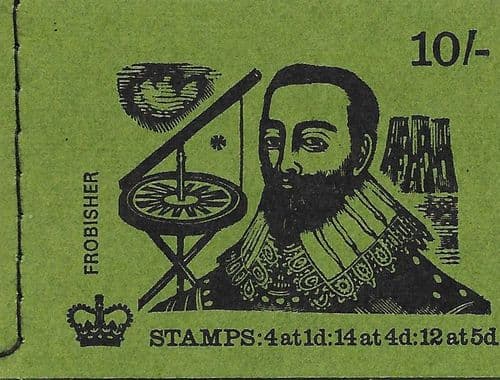 XP11 February 1970 10/- Machin Pre-Decimal Stitched Stamp Booklet