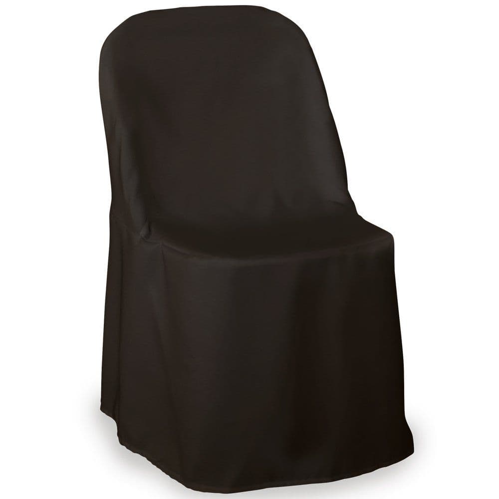BLACK FOLDING CHAIR COVER From IMA Trading