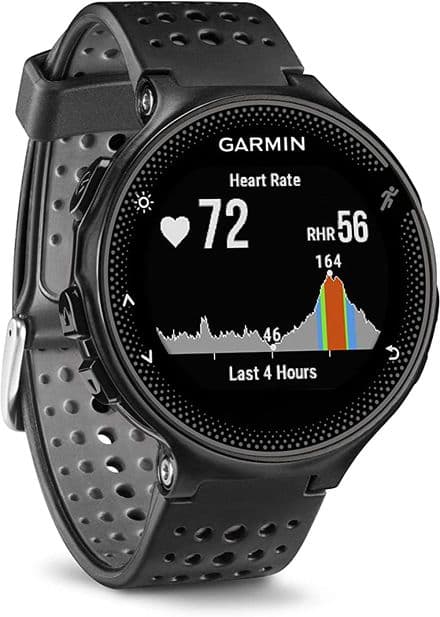 Garmin Forerunner 235 GPS Running Watch with Elevate Wrist Heart Rate and Smart Notifications, BlacK