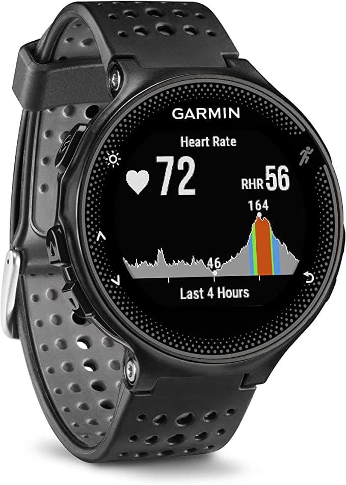 Garmin Forerunner 235 GPS Running Watch with Elevate Wrist Heart Rate and Smart Notifications, BlacK