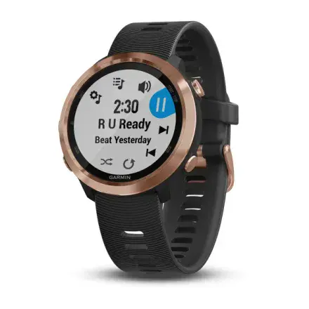 Garmin Forerunner 645 Music, GPS Running Watch Rose Gold