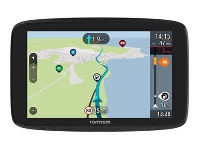 TomTom Campervan and Caravan SatNav GO Camper Tour 6" screen with Campervan and Caravan POIs