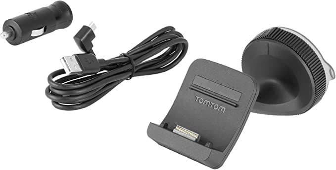 TomTom Click and Go Mount Car Charger and USB Cable, Black
