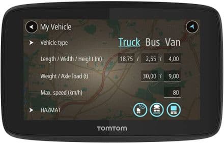 TOMTOM GO PROFESSIONAL 520