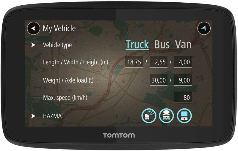 TOMTOM GO PROFESSIONAL 520