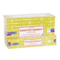 12 Packs of Positive Energy Incense Sticks by Satya