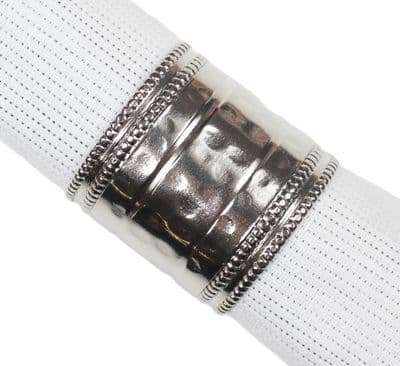 Amell Christmas Napkin Ring - Silver