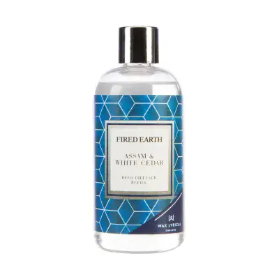 Assam & White Cedar Fired Earth Reed Diffuser Refill 200ml