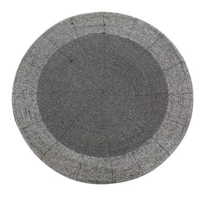 Bliss Beaded Christmas Round Mat 12