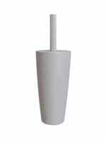 Boda Resin Toilet Brush Holder Set – Durable Black Design