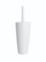 Boda Resin Toilet Brush Holder Set – Durable Black Design