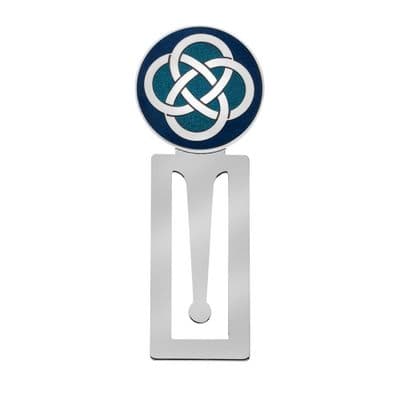 Celtic Knot Bookmark - Enamel Metal Bookmark by Sea Gems