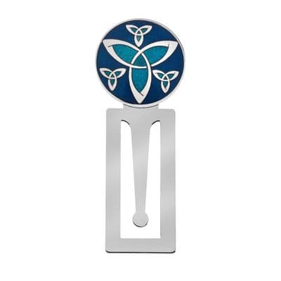 Celtic Trinity Knot Bookmark - Sea Gems