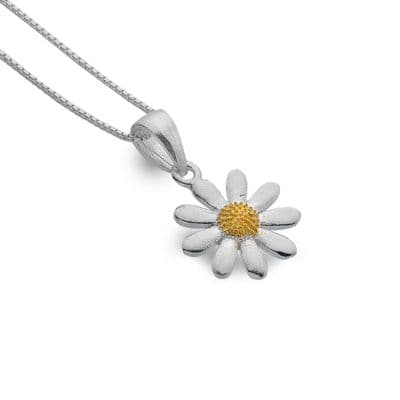 Daisy Gold Plated 925 Sterling Silver Pendant Necklace - Origins