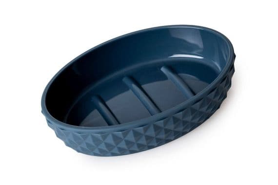 Figaro Slate Blue Soap Dish – Modern & Stylish Design