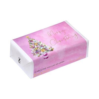 Floral Christmas Tree Huxter Bar Soap - Frangipani
