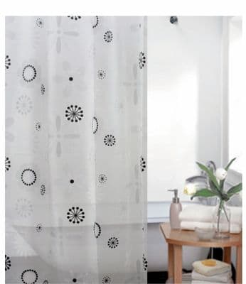 Floral Peva Shower Curtain 180 x 180 cm – by BLUE CANYON