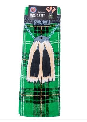 Green Tartan Kilt Beach Towel 100% Cotton 150 x 75 cm by Instakilt