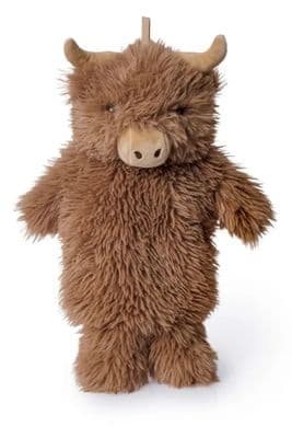 Hairy Scottish Highland Cow Fluffy Plush Hot Water Bottle