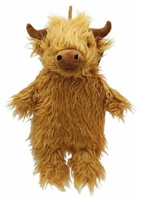 Hairy Scottish Highland Cow Long Hair Hot Water Bottle