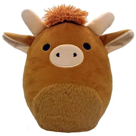 Heather Moo McSquashies - 24cm - Sensory Highland Cow Soft Plush Toy