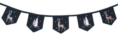 HILLSIDE -Embroidered  Bunting 210cm