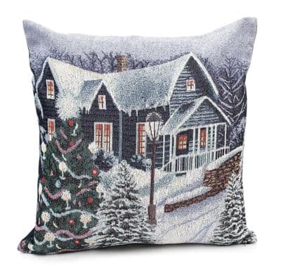 Holiday Inn Christmas Winter Snow Festive Cushion 45cm x 45cm