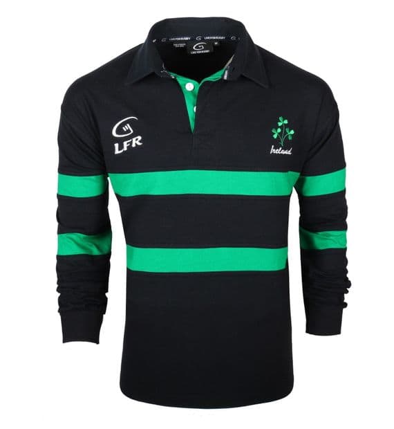 Ireland Sprig Long Sleeve Rugby Shirt Live for Rugby