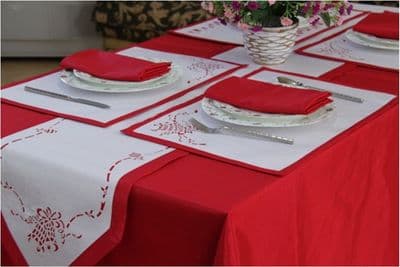Jingle Bell Table Linen – Christmas Tablecloth
