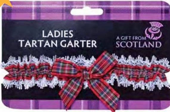 Ladies Royal Stewart Tartan Garter