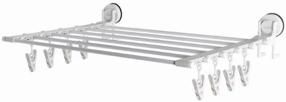 Blue Canyon Quick Lock Suction Cup Laundry Rack