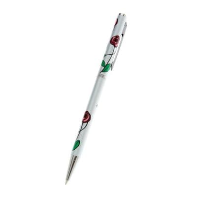 Mack Rose Multicolour Ballpoint Pen, Rhodium-Plated