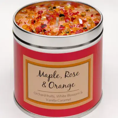 Maple, Rose & Orange Seriously Scented Candle