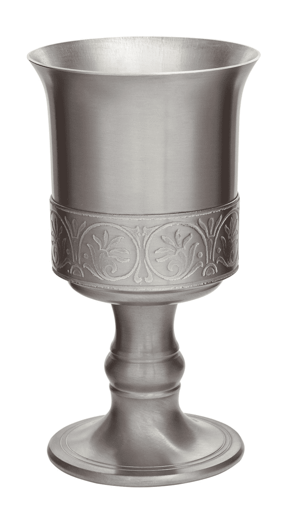 Medieval Antique Finish Pewter Goblet – Elegance