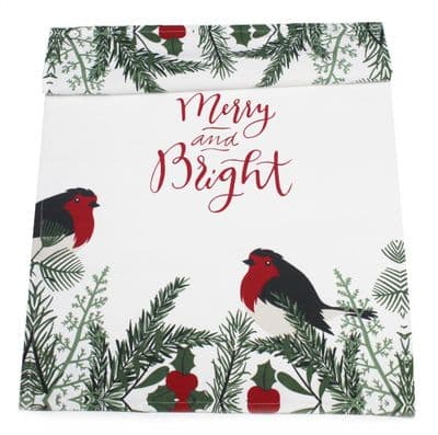 Merry and Bright Christmas Tea Towel - 50cm x 70cm