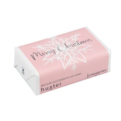Merry Christmas Snowflake  Huxter Bar Soap - Frangipani