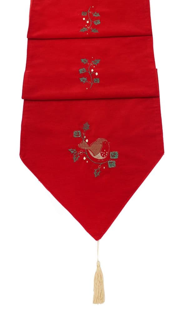 Merry Robin Christmas Table Runner Runner 14