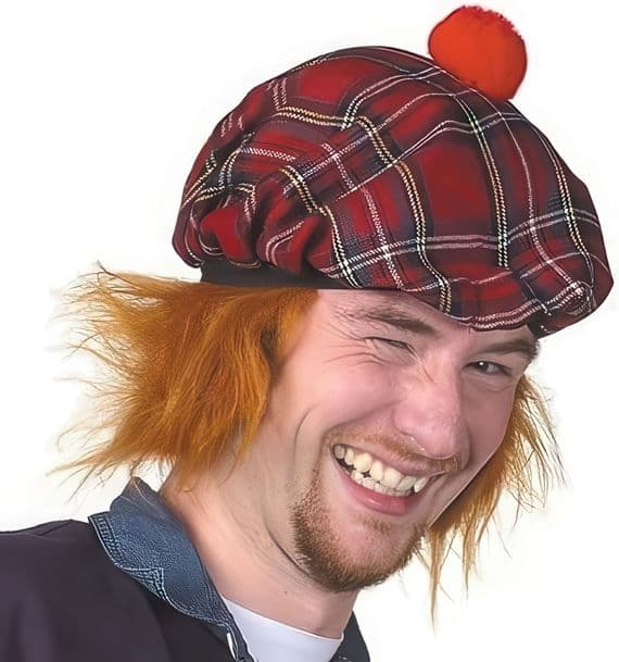 Musical See You Jimmy Hat – Red Royal Stewart Tartan