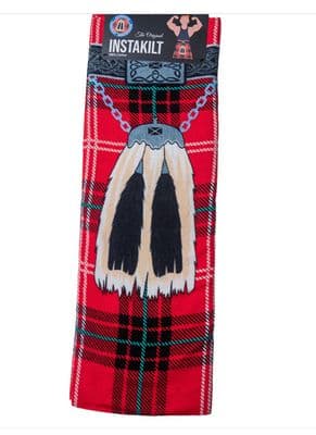 Red Tartan Kilt Beach Towel 100% Cotton 150 x 75 cm – by Instakilt