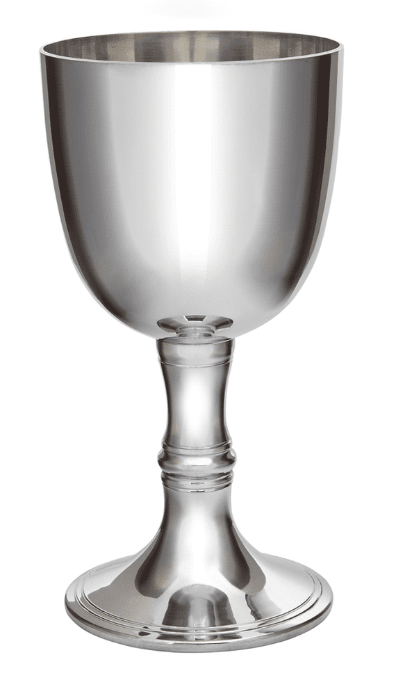 Pewter Goblet with Polished Finish