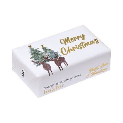 Reindeers and Trees  Huxter Bar Soap- Basil, Lime and Mandarin