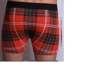 Instakilt Cotton Boxer Shorts – Royal Stewart Tartan
