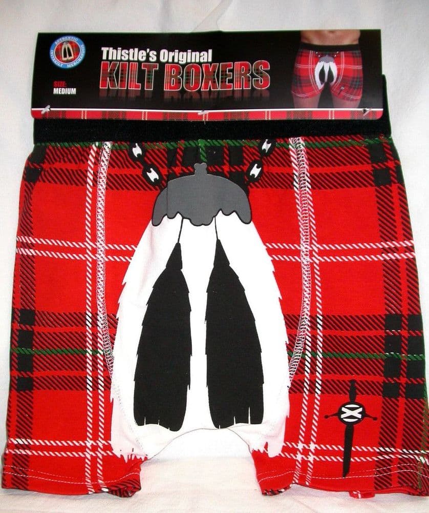 Instakilt Cotton Boxer Shorts – Royal Stewart Tartan