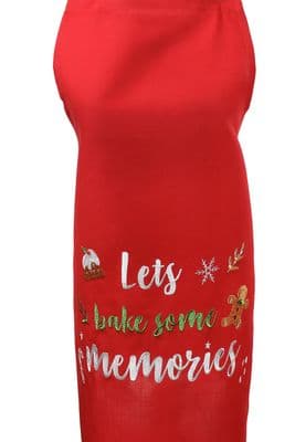 Santas Grotto Embroidered Christmas Bib Apron